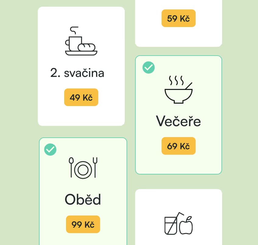 Sestavíte a odešlete pro váš výběr objednávku
